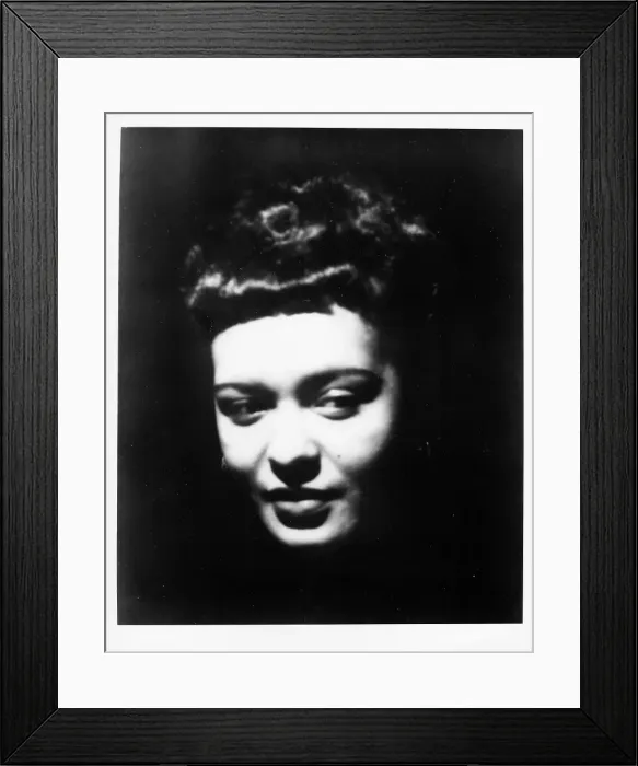 Framed Print : Billie Holiday Portrait Framed Print : Billie Holiday Portrait