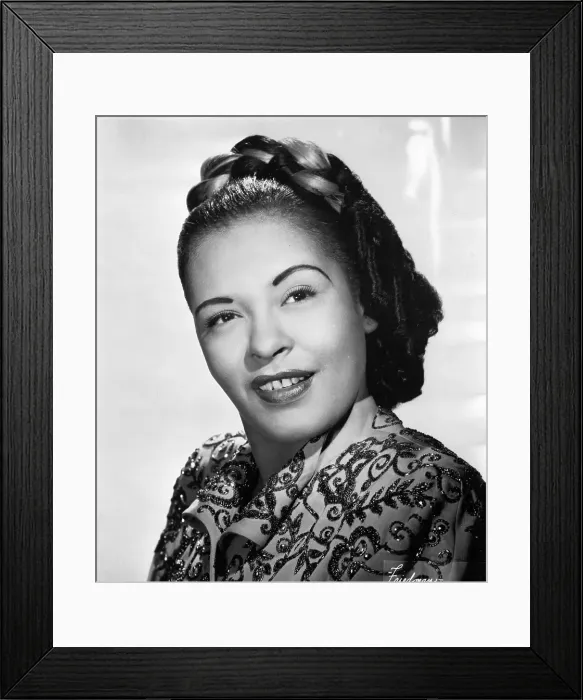 Framed Print : Billie Holiday Portrait Session Framed Print : Billie Holiday Portrait Session