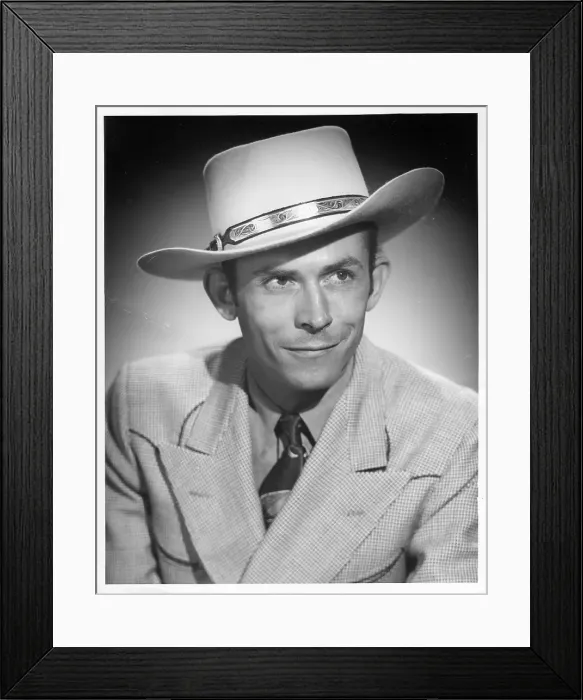 Framed Print : Hank Williams Portrait Session