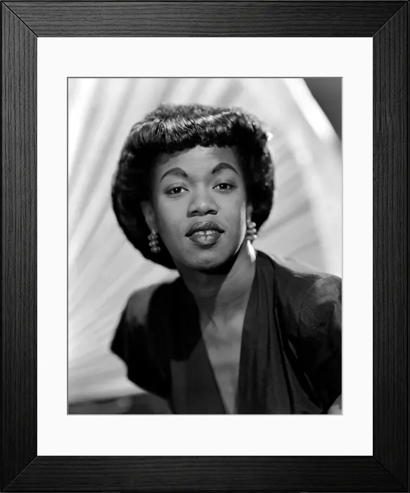 Framed Print : Sarah Vaughan Framed Print : Sarah Vaughan