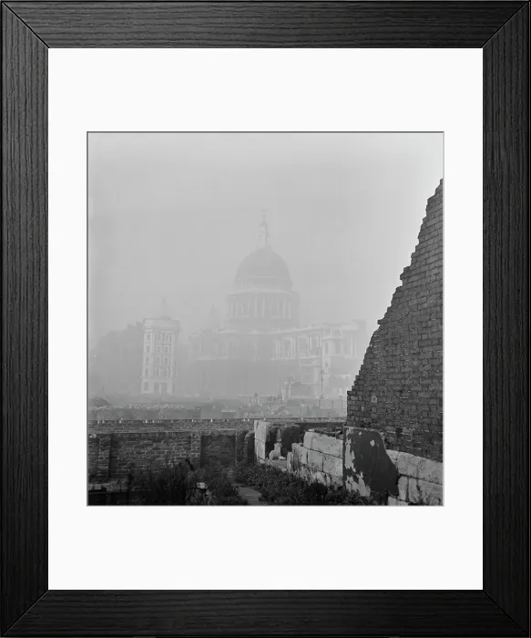 Framed Print : London Fog Framed Print : London Fog