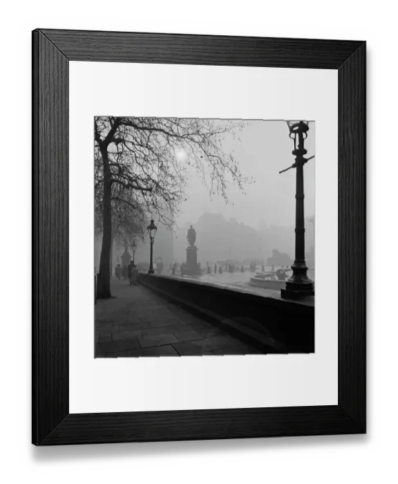 Framed Print : London Fog Framed Print : London Fog