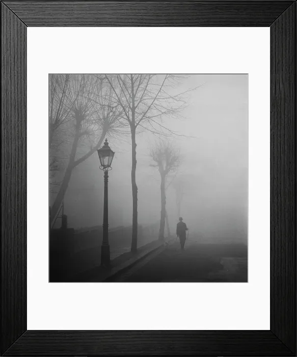 Framed Print : London Fog Framed Print : London Fog
