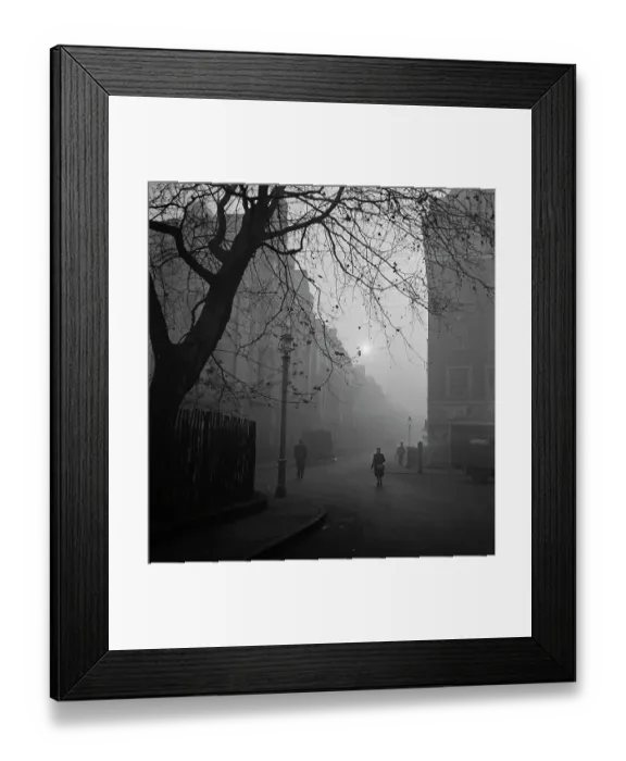 Framed Print : London Fog Framed Print : London Fog