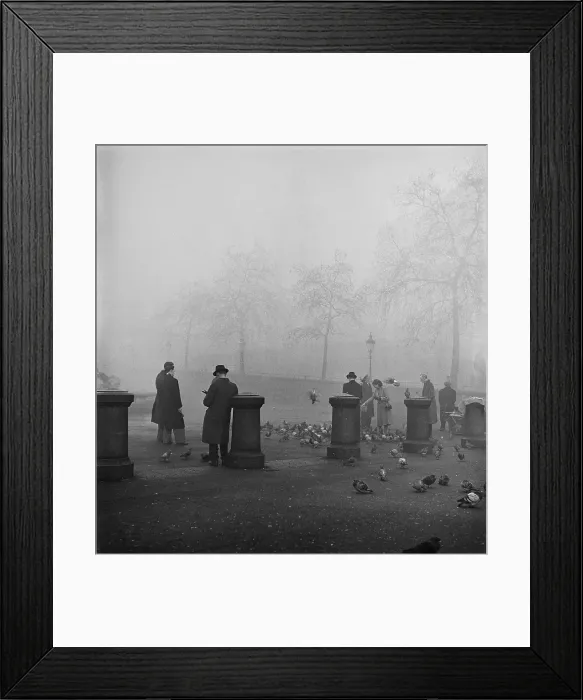 Framed Print : London Fog