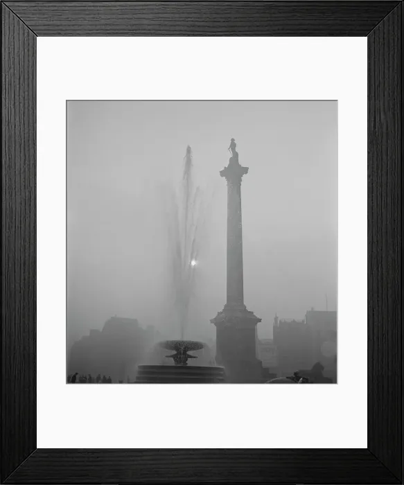 Framed Print : London Fog Framed Print : London Fog