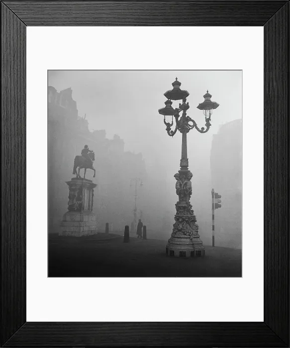 Framed Print : London Fog Framed Print : London Fog