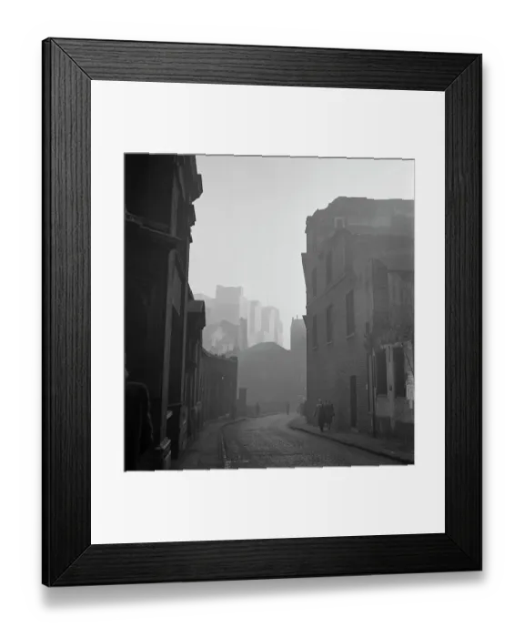 Framed Print : London Fog Framed Print : London Fog