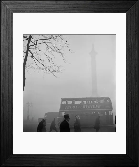 Framed Print : London Fog Framed Print : London Fog