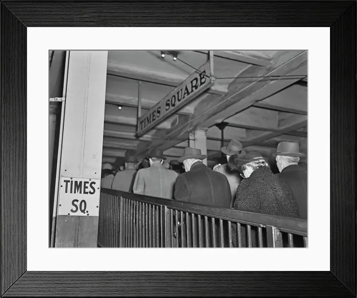 Framed Print : Times Square, New York City Subway Station Framed Print : Times Square, New York City Subway Station