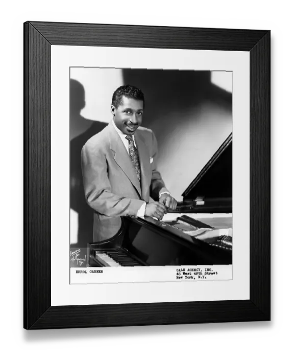 Framed Print : Erroll Garner Portrait Framed Print : Erroll Garner Portrait