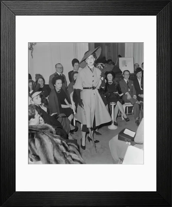 Framed Print : Dior Spring Fashion