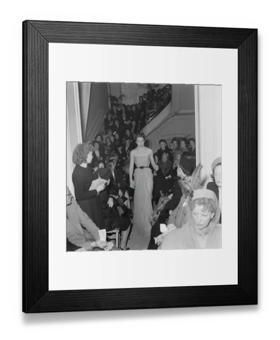 Framed Print : Dior Spring Fashion