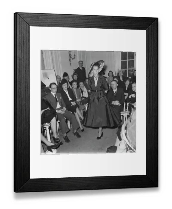 Framed Print : Dior Spring Fashion