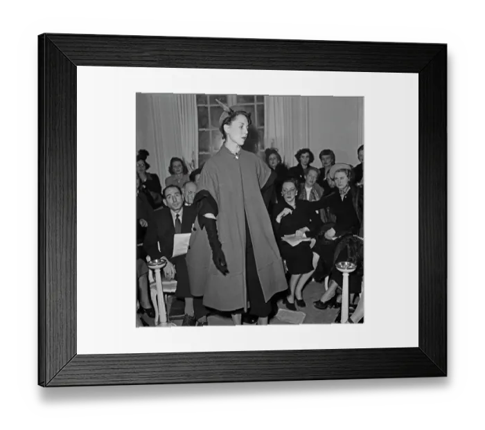 Framed Print : Christian Dior Summer 1948 Fashion Show Framed Print : Christian Dior Summer 1948 Fashion Show