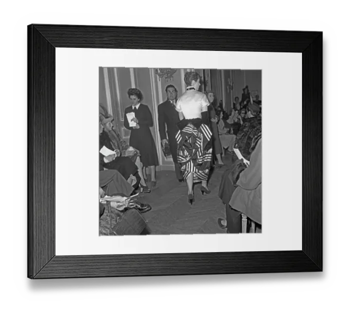 Framed Print : Jacques Fath Summer 1948 Fashion Show Framed Print : Jacques Fath Summer 1948 Fashion Show