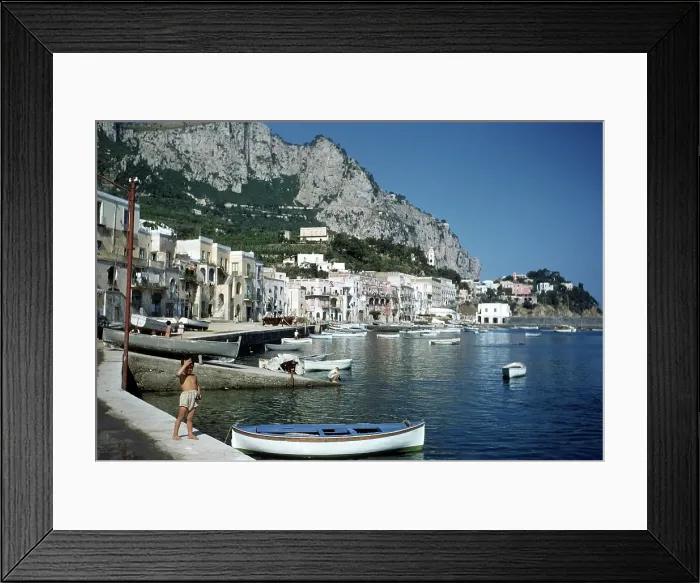 Framed Print : CAPRI ITALY Framed Print : CAPRI ITALY