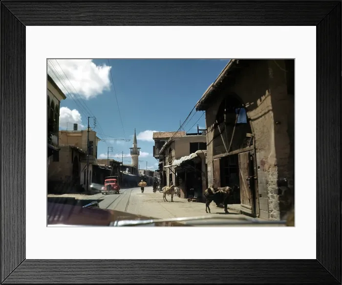 Framed Print : STREET IN DAMASCUS Framed Print : STREET IN DAMASCUS