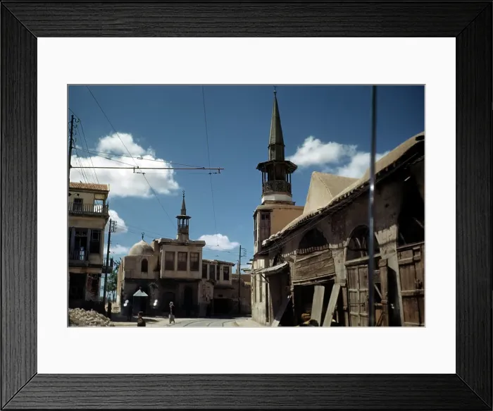 Framed Print : STREET IN DAMASCUS