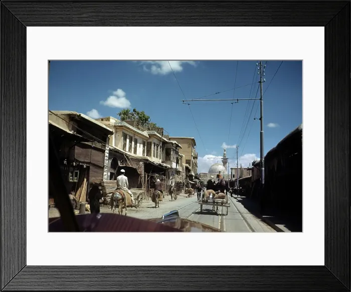 Framed Print : STREET IN DAMASCUS Framed Print : STREET IN DAMASCUS