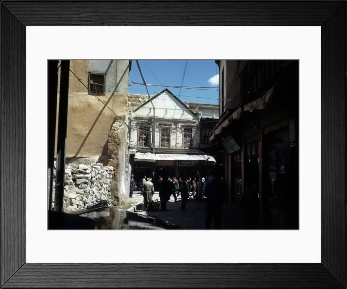 Framed Print : STREET IN DAMASCUS Framed Print : STREET IN DAMASCUS