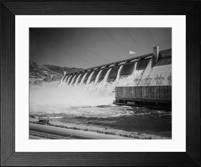 Framed Print : Grand Coulee Dam
