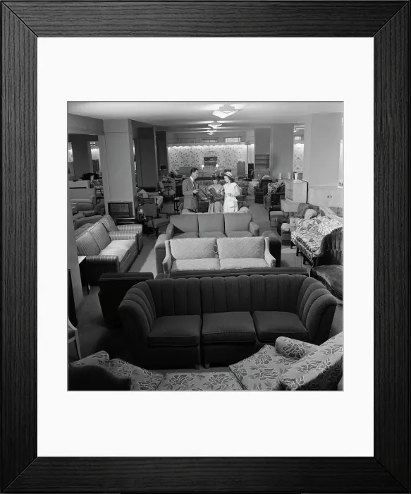 Framed Print : Shopping At Brown's Framed Print : Shopping At Brown's