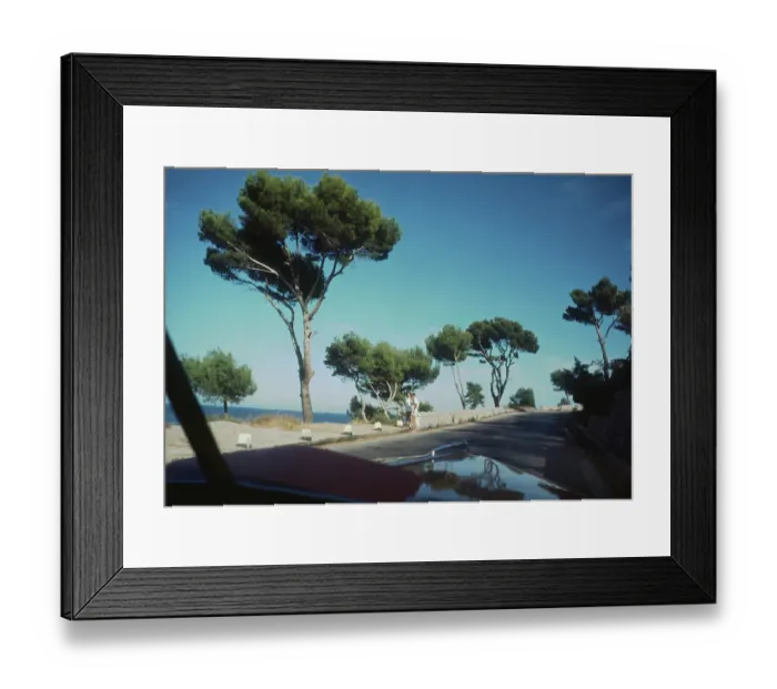 Framed Print : Driving Along The Italian Riviera Framed Print : Driving Along The Italian Riviera
