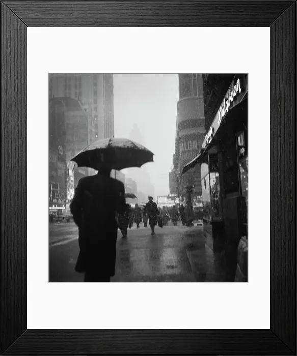 Framed Print : Heavy Snowfall In New York City Framed Print : Heavy Snowfall In New York City