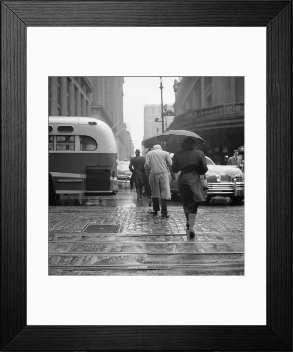 Framed Print : Heavy Snowfall In New York City Framed Print : Heavy Snowfall In New York City