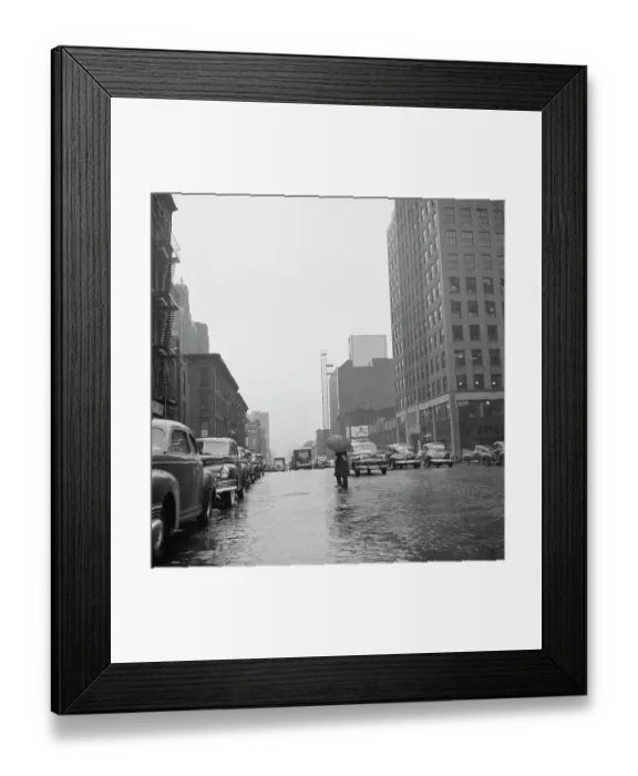 Framed Print : Heavy Snowfall In New York City Framed Print : Heavy Snowfall In New York City
