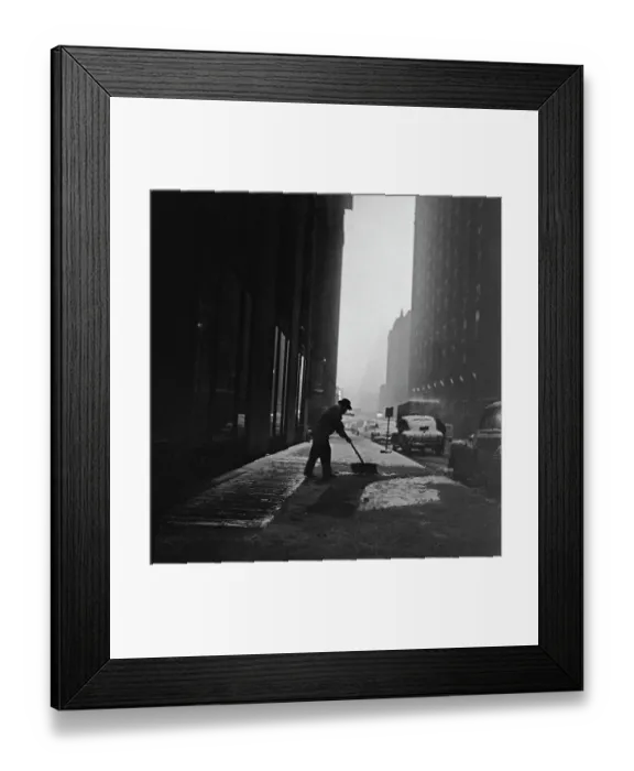 Framed Print : Heavy Snowfall In New York City Framed Print : Heavy Snowfall In New York City