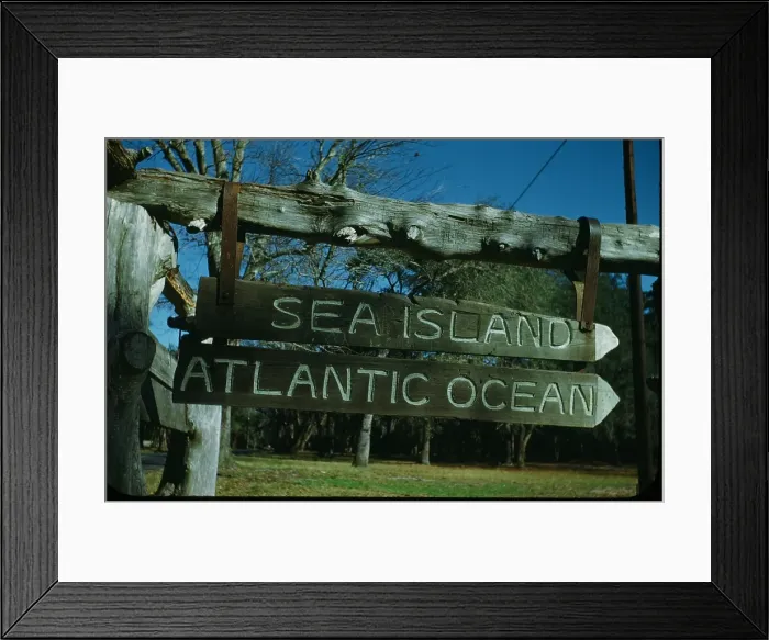 Framed Print : SEA ISLAND RESORT, GA Framed Print : SEA ISLAND RESORT, GA