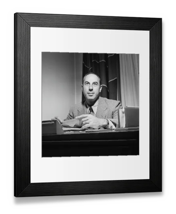 Framed Print : Bill Stern, American Sportscaster Framed Print : Bill Stern, American Sportscaster