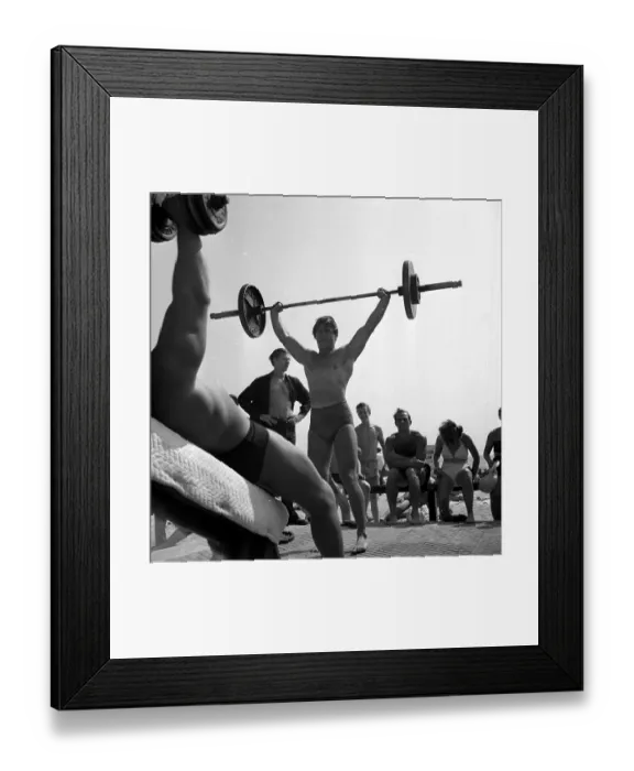 Framed Print : Muscle Beach Santa Monica Framed Print : Muscle Beach Santa Monica