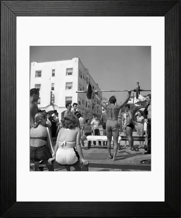 Framed Print : Muscle Beach Santa Monica Framed Print : Muscle Beach Santa Monica