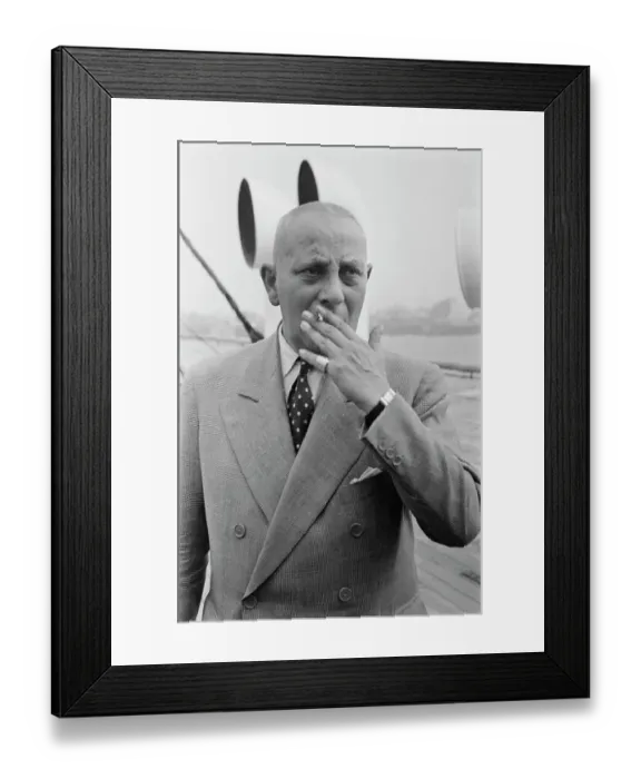 Framed Print : Erich von Stroheim, Austrian-American Film Director Framed Print : Erich von Stroheim, Austrian-American Film Director