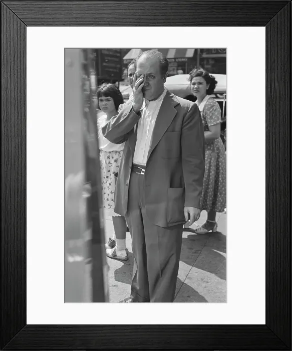 Framed Print : Summer In The City, 1949 Framed Print : Summer In The City, 1949