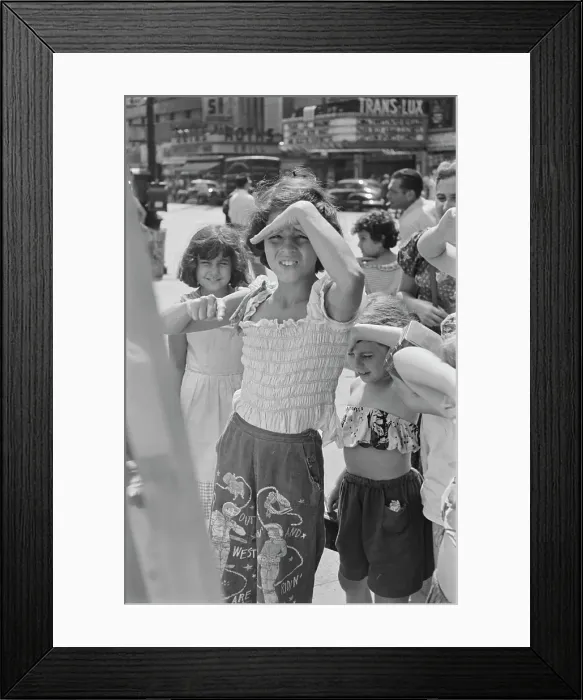 Framed Print : Summer In The City, 1949 Framed Print : Summer In The City, 1949