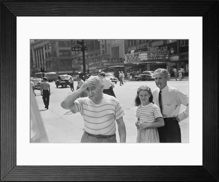 Framed Print : Summer In The City, 1949 Framed Print : Summer In The City, 1949