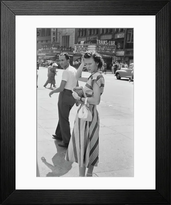 Framed Print : Summer In The City, 1949 Framed Print : Summer In The City, 1949