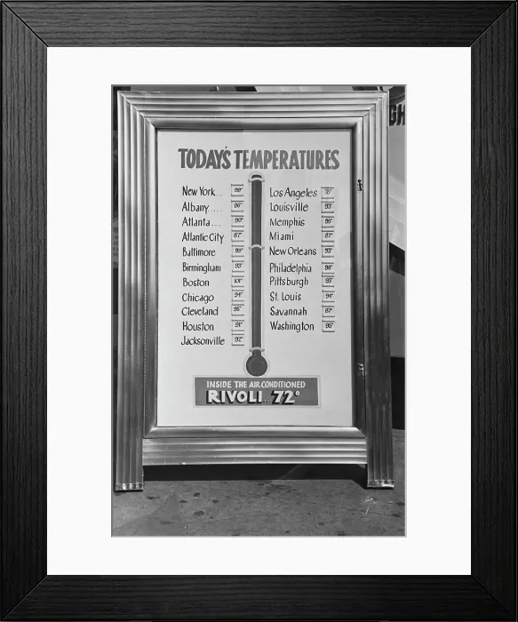 Framed Print : Summer In The City, 1949 Framed Print : Summer In The City, 1949