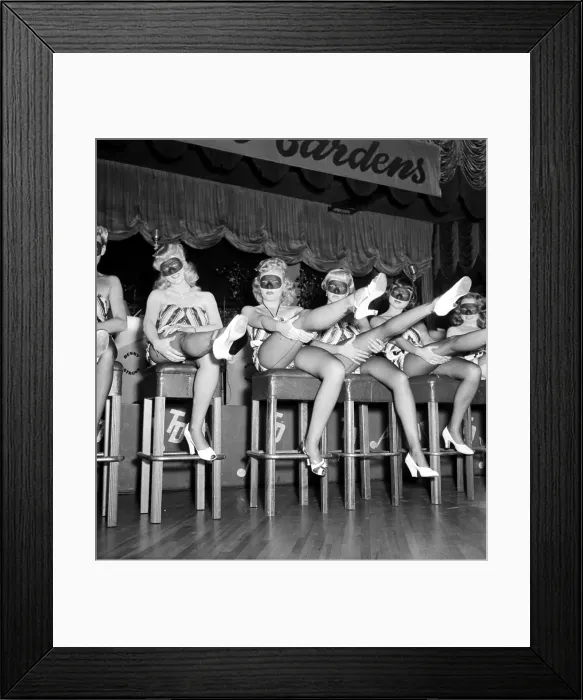Framed Print : Beautiful Legs Contest At Casino Gardens In LA Framed Print : Beautiful Legs Contest At Casino Gardens In LA