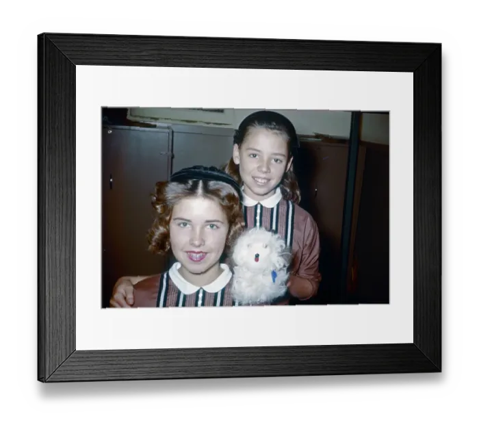 Framed Print : Patience & Prudence Portrait Framed Print : Patience & Prudence Portrait