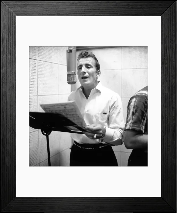 Framed Print : Country And Western Singer Ferlin Husky Framed Print : Country And Western Singer Ferlin Husky