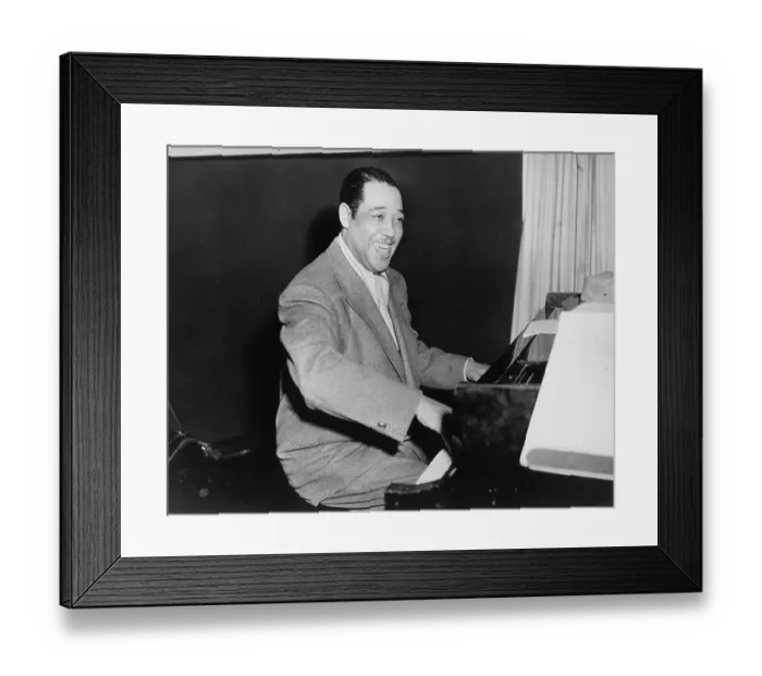 Framed Print : Duke Ellington At The Piano Framed Print : Duke Ellington At The Piano