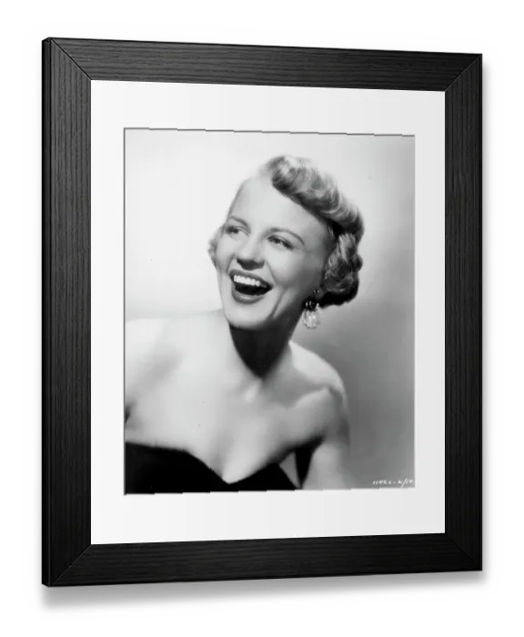 Framed Print : Peggy Lee Portrait Framed Print : Peggy Lee Portrait