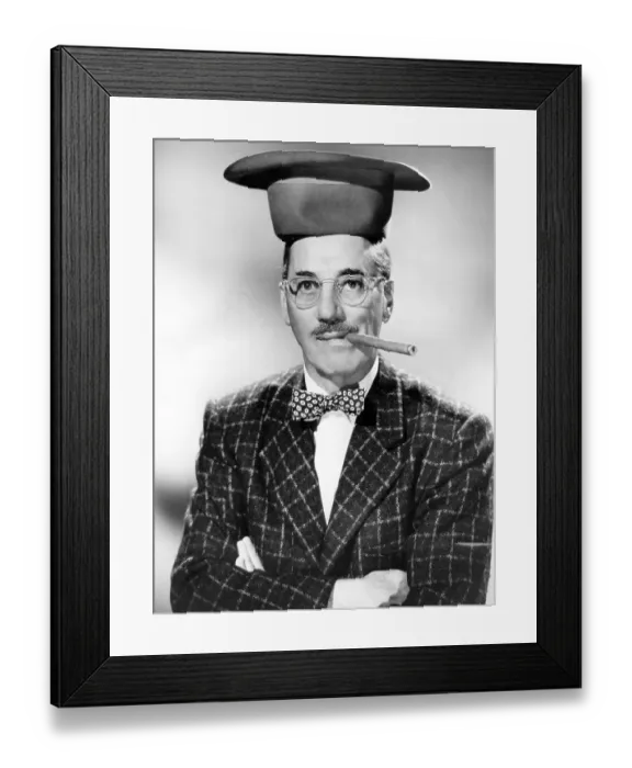 Framed Print : Groucho Marx Framed Print : Groucho Marx