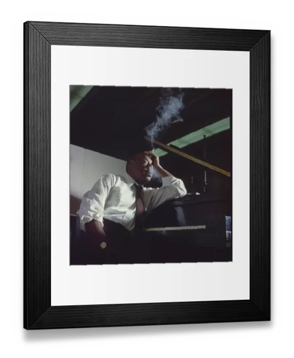 Framed Print : Count Basie Portrait Session Framed Print : Count Basie Portrait Session