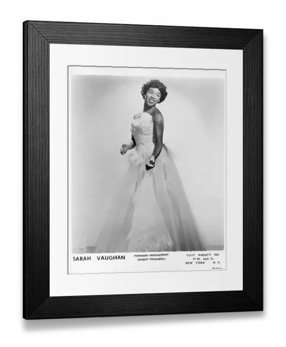Framed Print : Sarah Vaughan